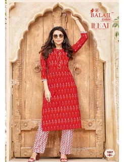 Balaji Cotton Shanaya Kurti with Pant Catalog 8 Pcs 