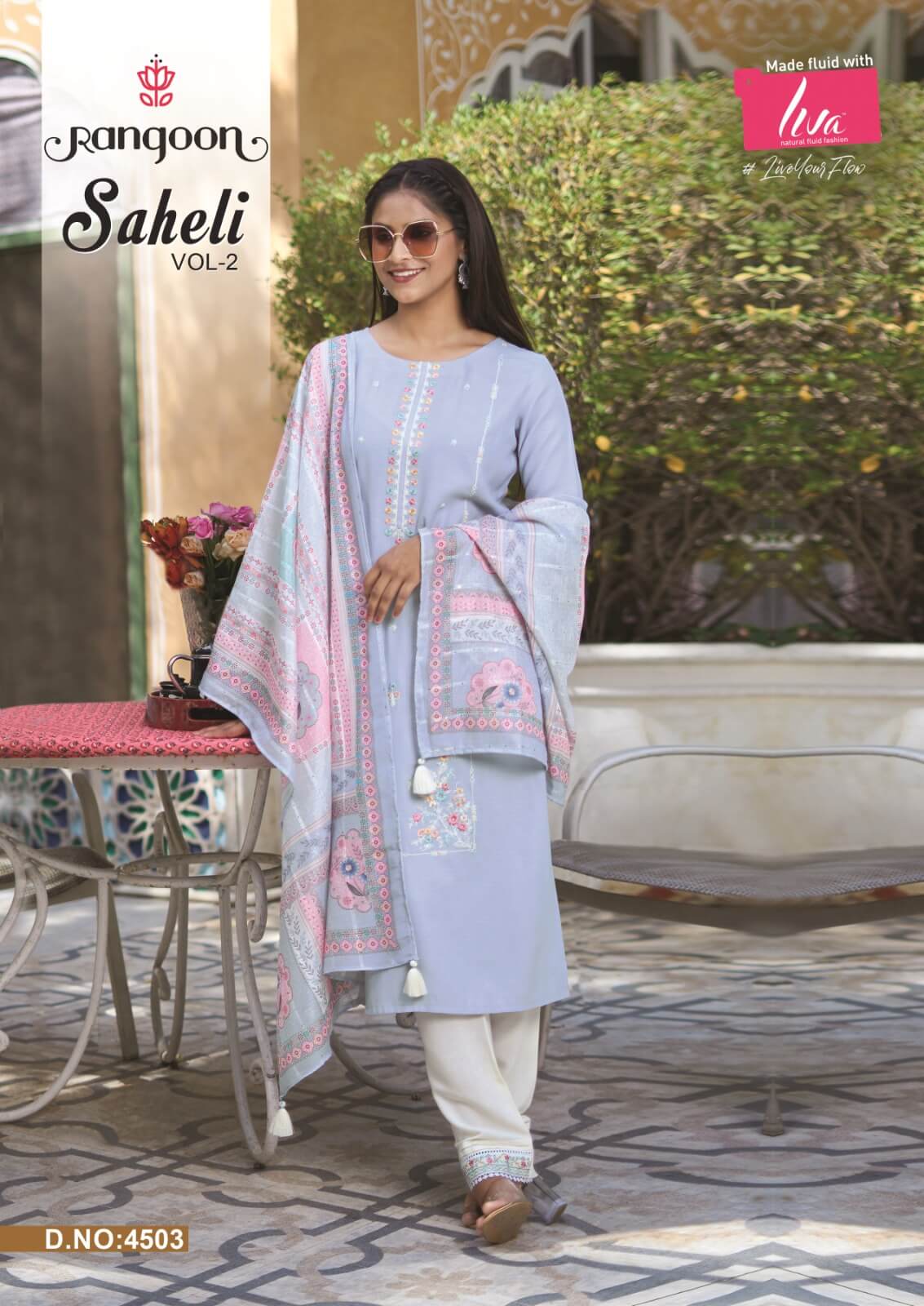 Rangoon Saheli Kurtis with Bottom and Dupatta Catalog collection 5