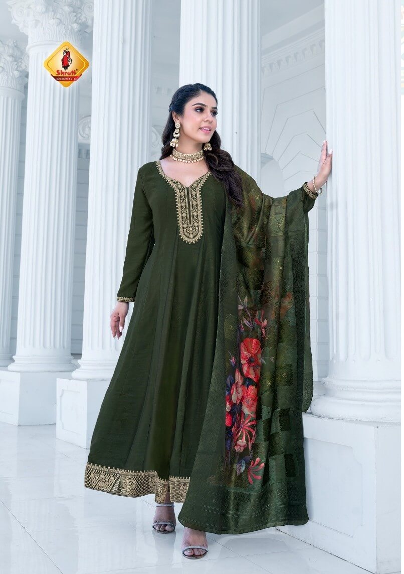 Shruti Ghunghat Kurti with Dupatta collection 5