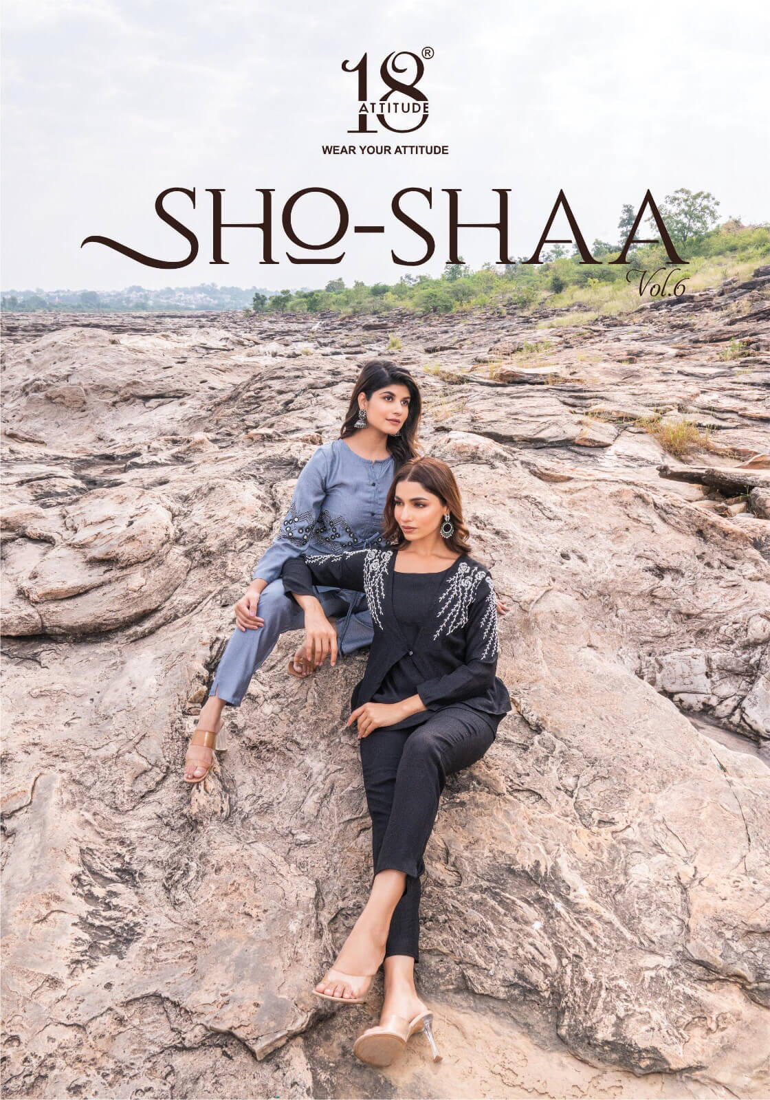 18 Attitude Sho Shaa vol 6 Co Ord Set Western Wear Catalog collection 9