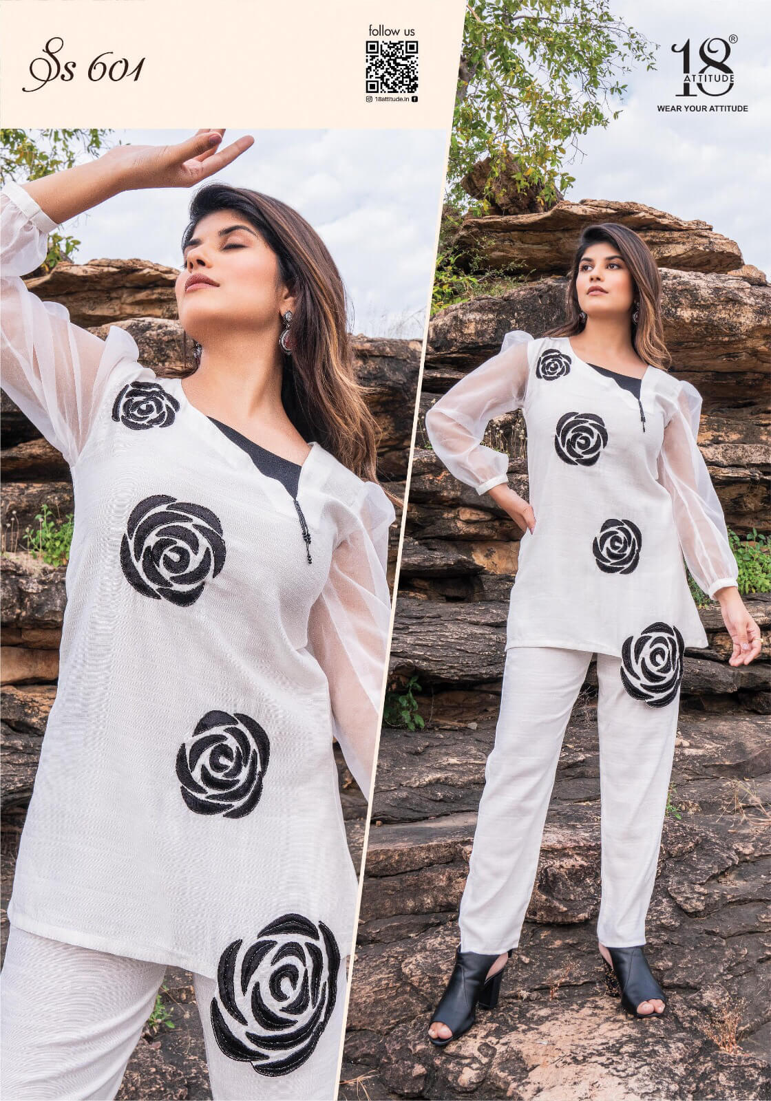 18 Attitude Sho Shaa vol 6 Co Ord Set Western Wear Catalog collection 6