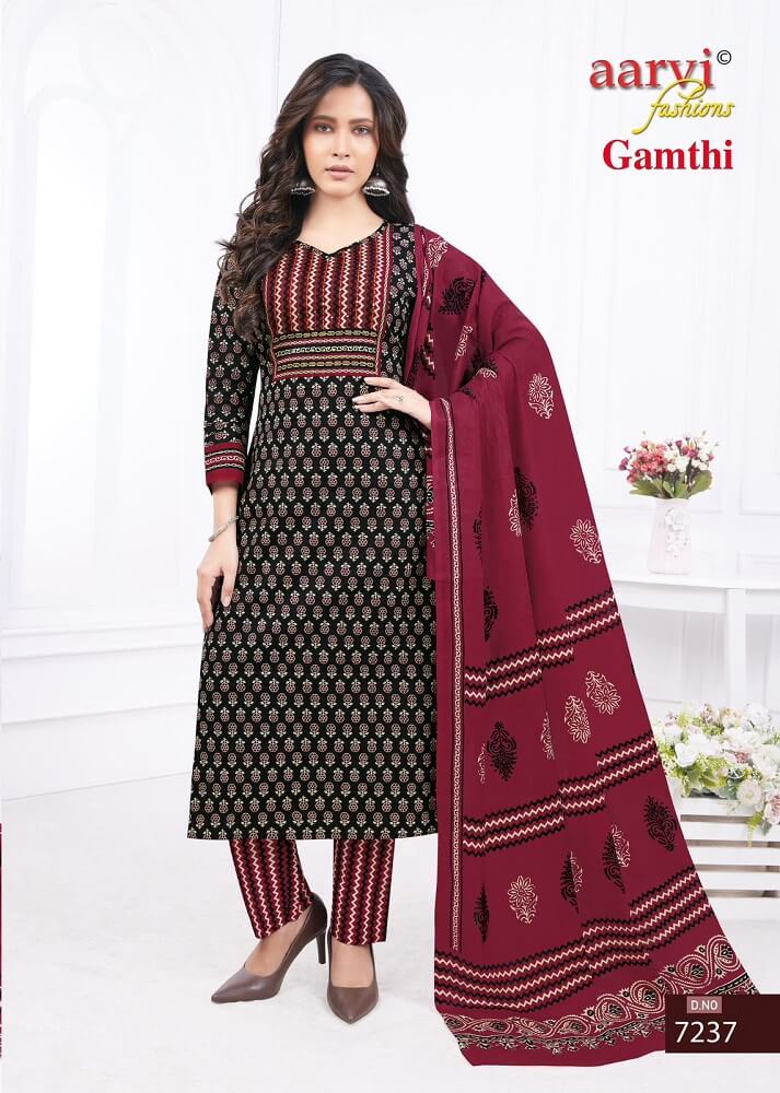 Aarvi Fashions Gamthi Vol 3 Readymade Dress Catalog collection 8