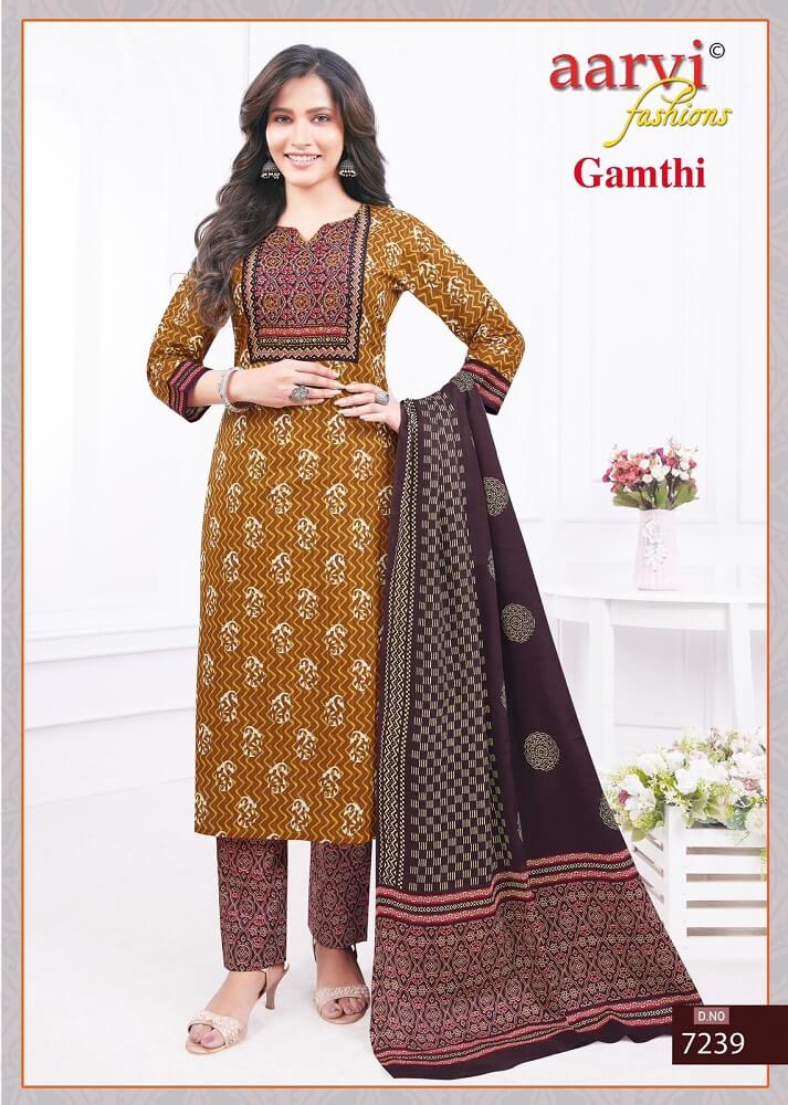 Aarvi Fashions Gamthi Vol 3 Readymade Dress Catalog collection 6