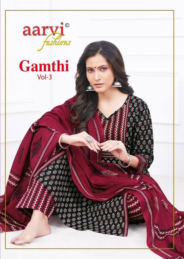 Aarvi Fashions Gamthi Vol 3 Readymade Dress Catalog collection 1