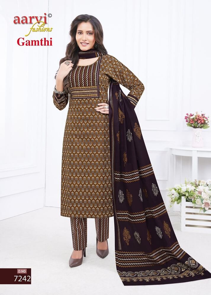 Aarvi Fashions Gamthi Vol 3 Readymade Dress Catalog collection 16