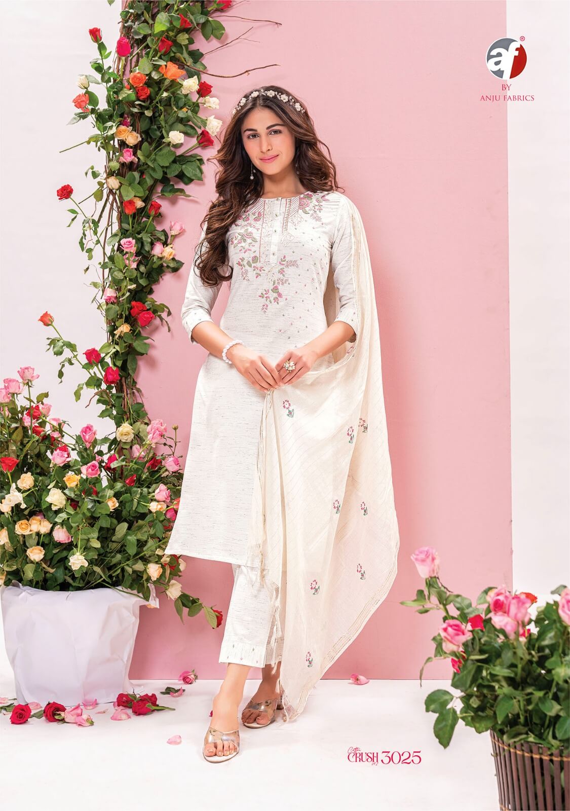 Anju Fabrics Cotton Crush vol 2 Designer Cotton Salwar Kameez collection 10