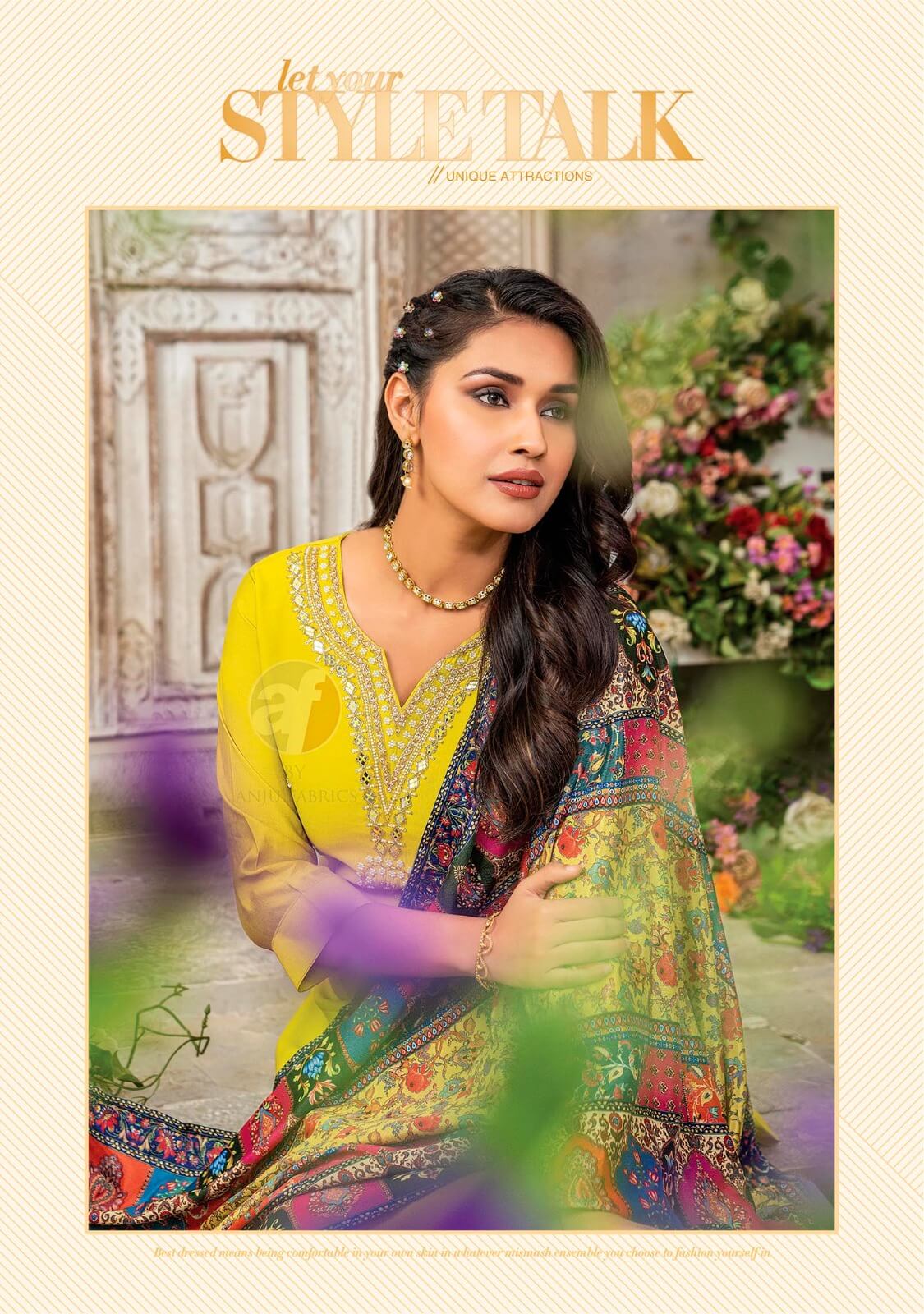 Anju Fabrics Shararat Vol 6 Designer Wedding Party Salwar Suits collection 6