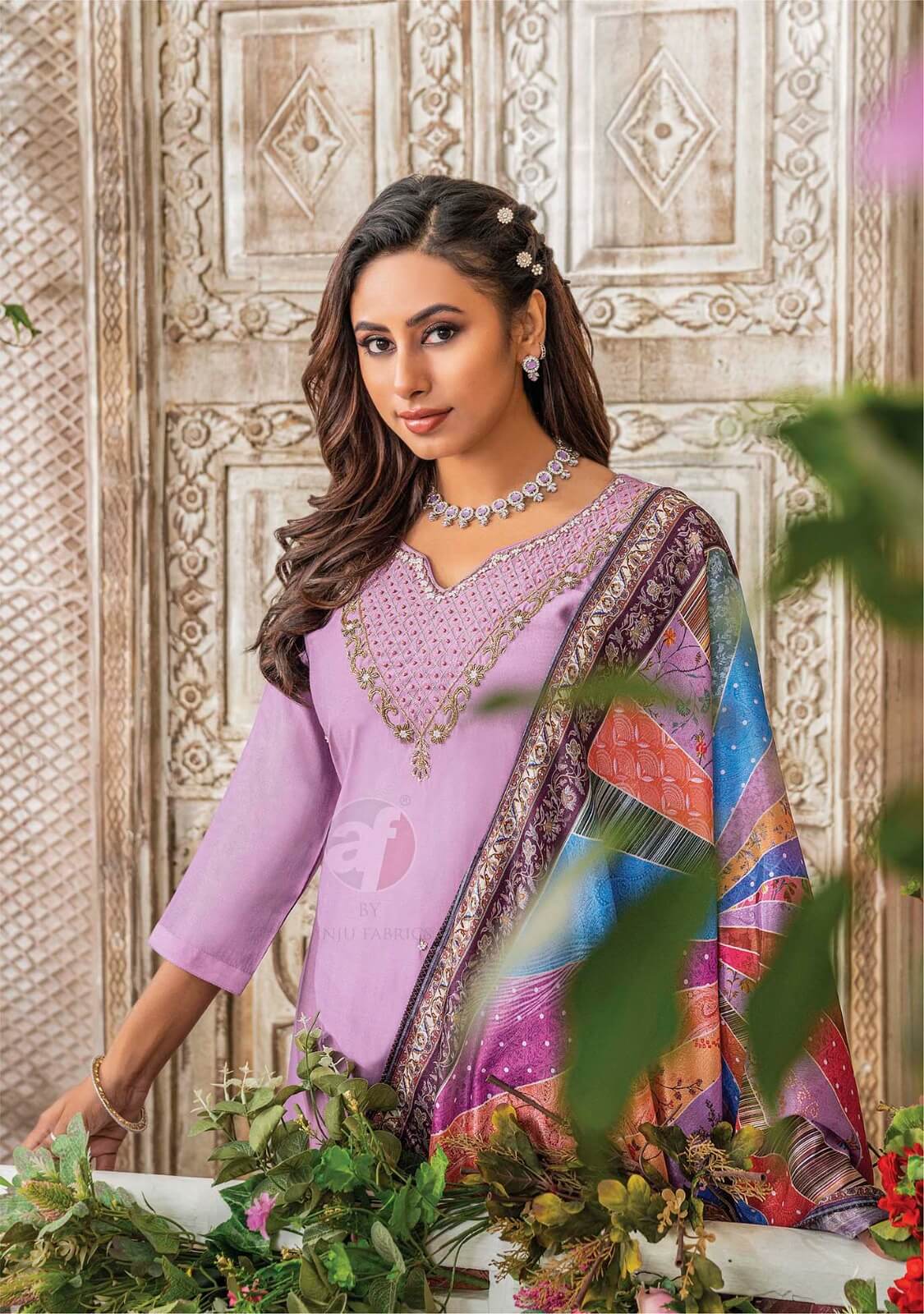 Anju Fabrics Shararat Vol 6 Designer Wedding Party Salwar Suits collection 5