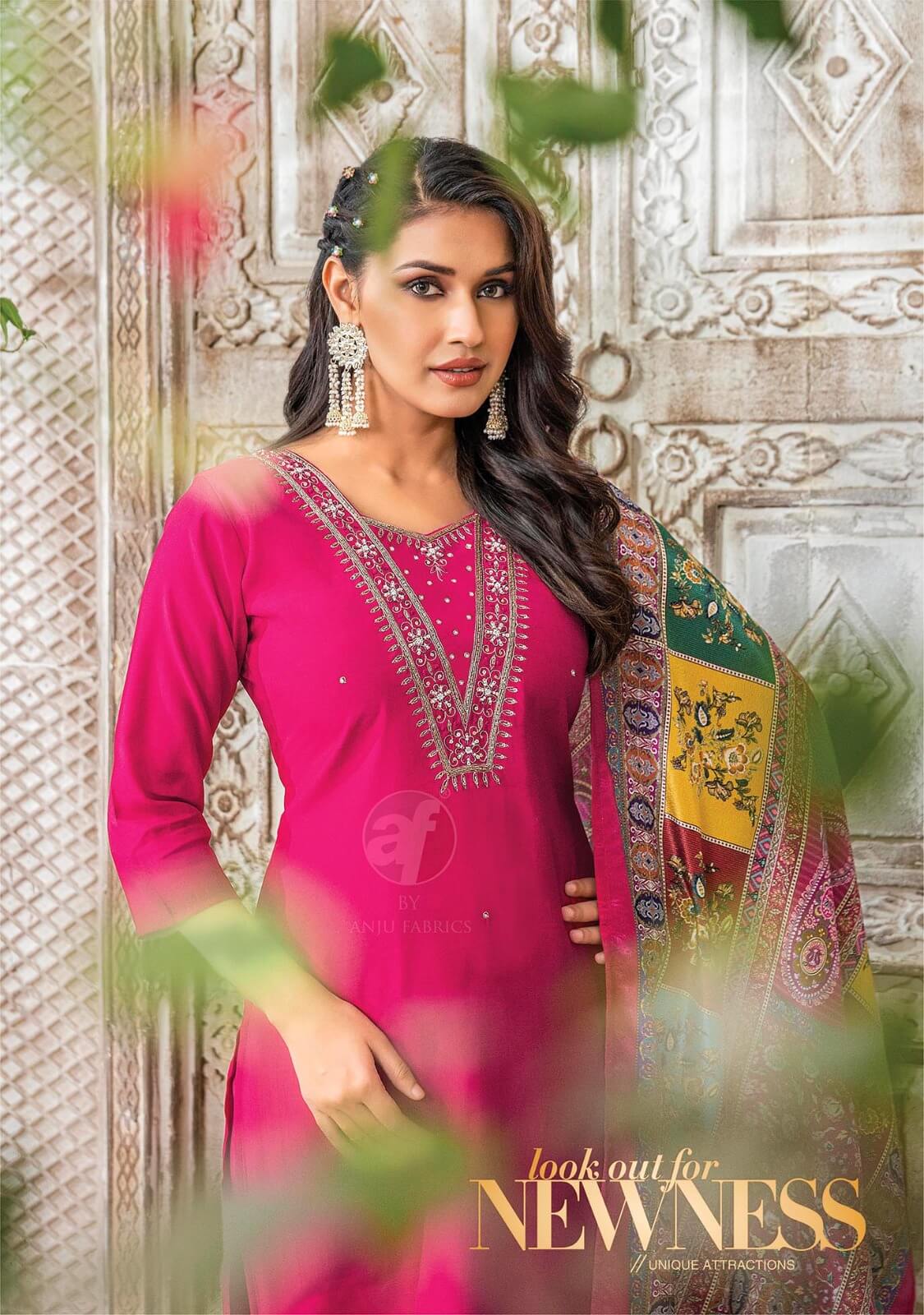 Anju Fabrics Shararat Vol 6 Designer Wedding Party Salwar Suits collection 11