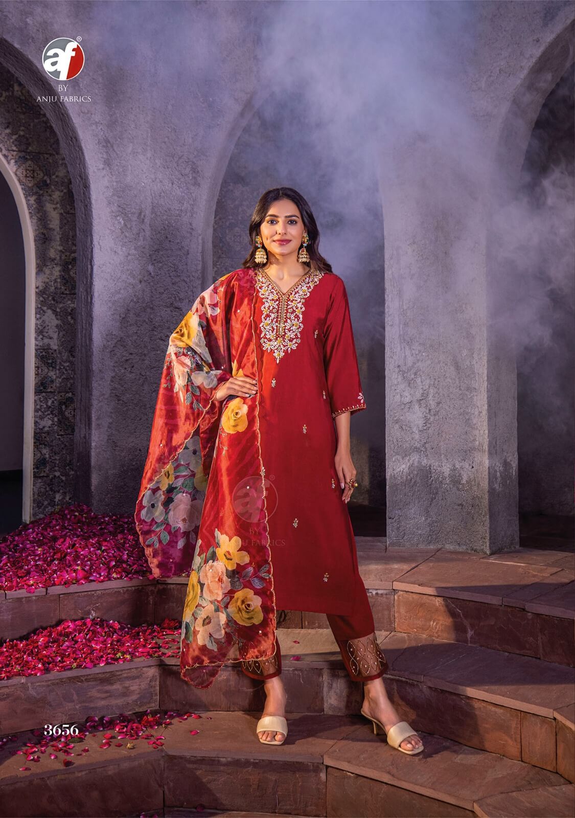 Anju Fabrics Mayra Vol 4 Designer Wedding Party Salwar Suits collection 10