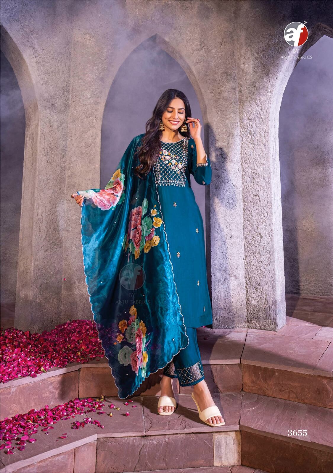 Anju Fabrics Mayra Vol 4 Designer Wedding Party Salwar Suits collection 9