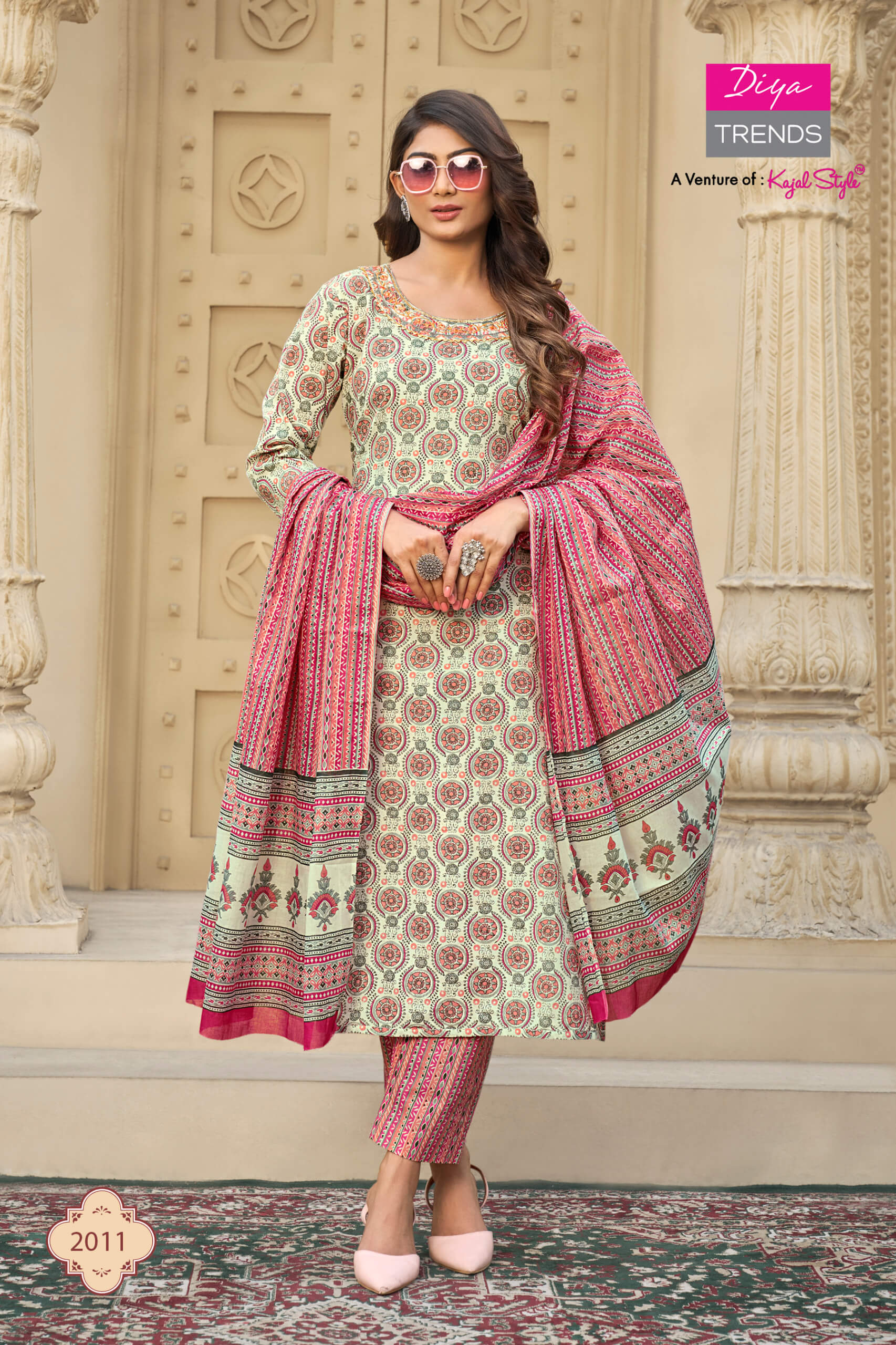 Diya Trends Odhani Kurtis with Bottom and Dupatta Catalog collection 5