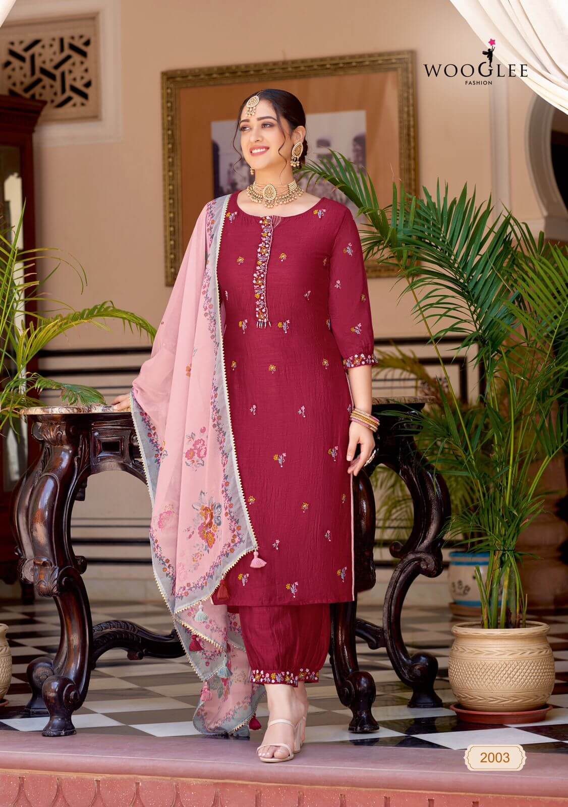 Wooglee Navyaa Embroidery Salwar Kameez Catalog collection 1