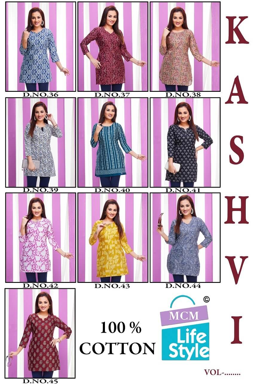 Mcm Lifestyle Kashvi Vol 3 Ladies Tops Catalog collection 2