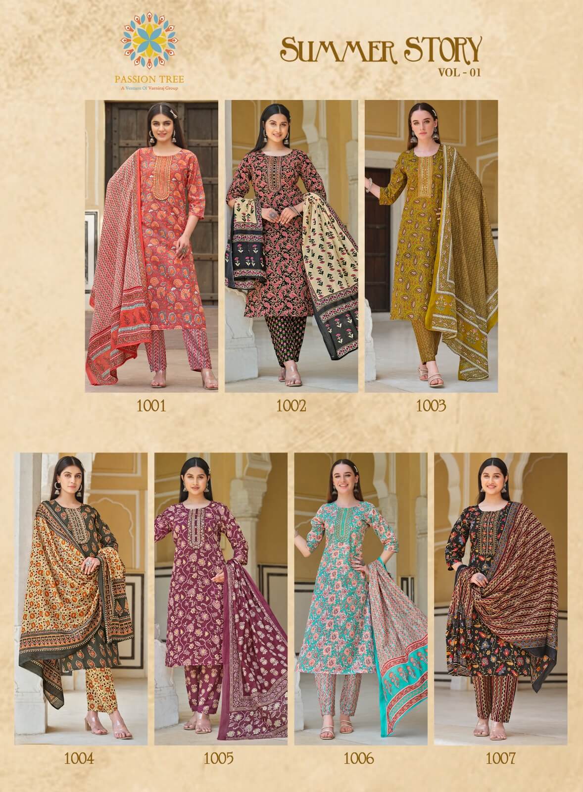 Passion Tree Summer Story vol 1 Printed Salwar Kameez collection 8