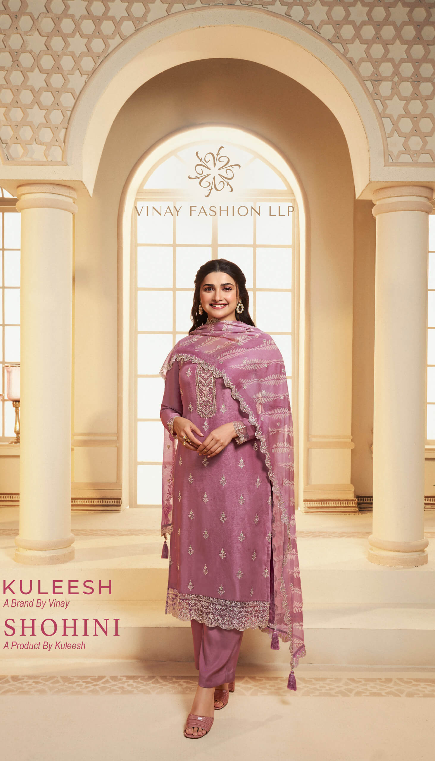 Vinay Kuleesh Shohini Dress Materials Catalog collection 13