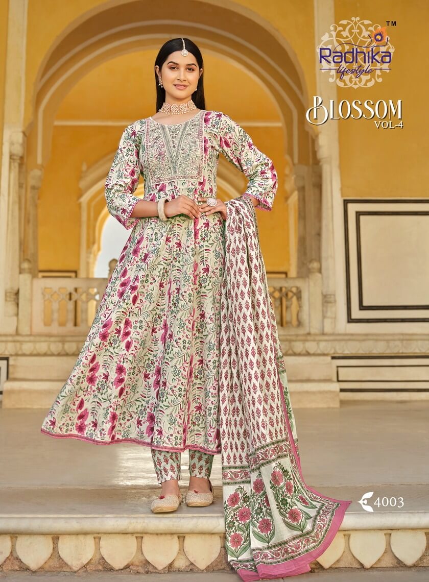 Radhika Lifestyle Blossom Vol 4  Cotton Salwar Kameez collection 6