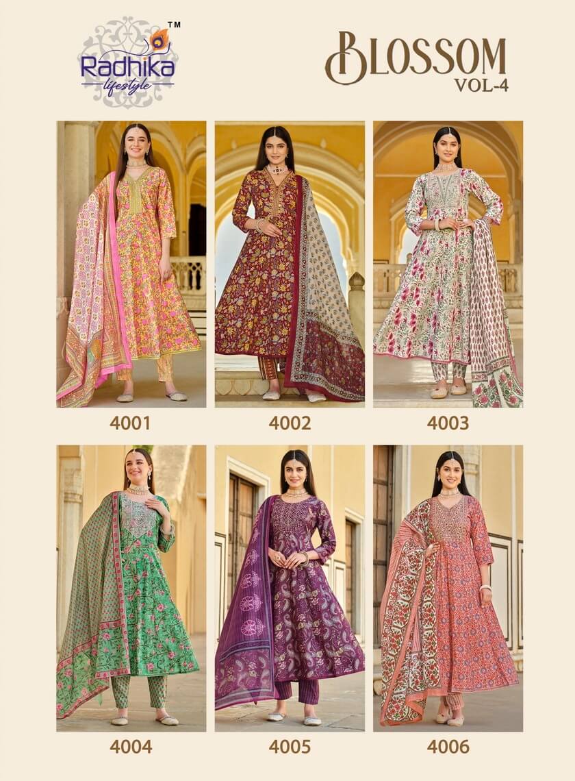 Radhika Lifestyle Blossom Vol 4  Cotton Salwar Kameez collection 13