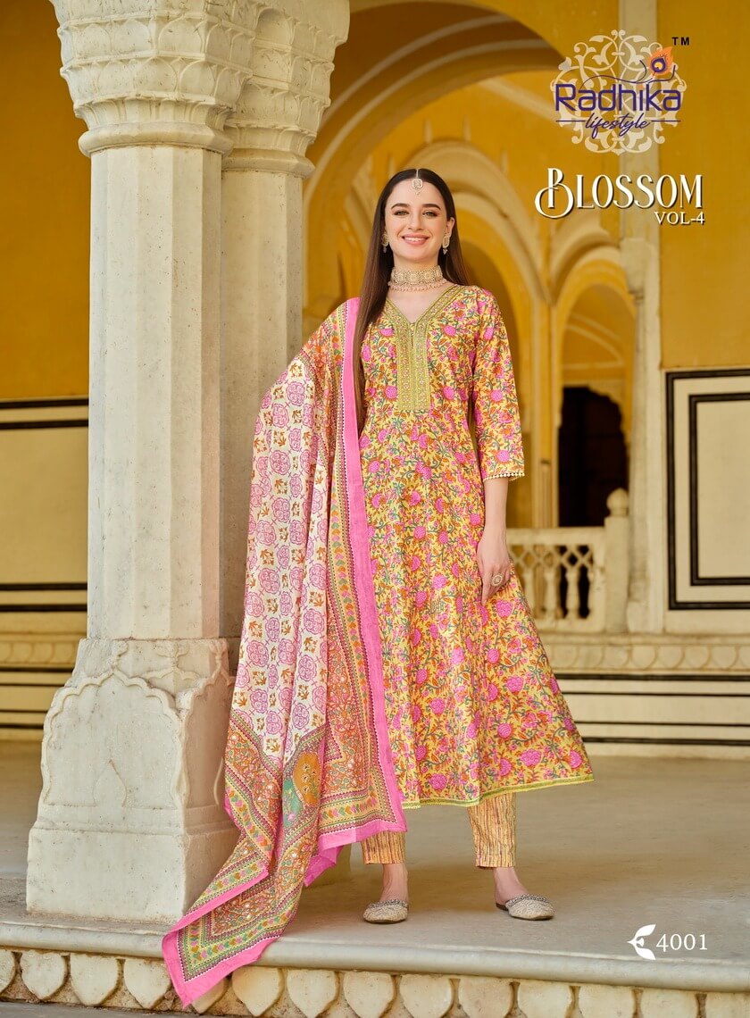 Radhika Lifestyle Blossom Vol 4  Cotton Salwar Kameez collection 10