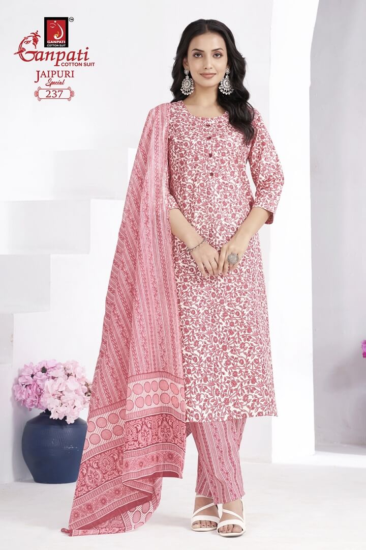 Ganpati Jaipuri Special Vol 10 Printed Salwar Kameez Catalog collection 10