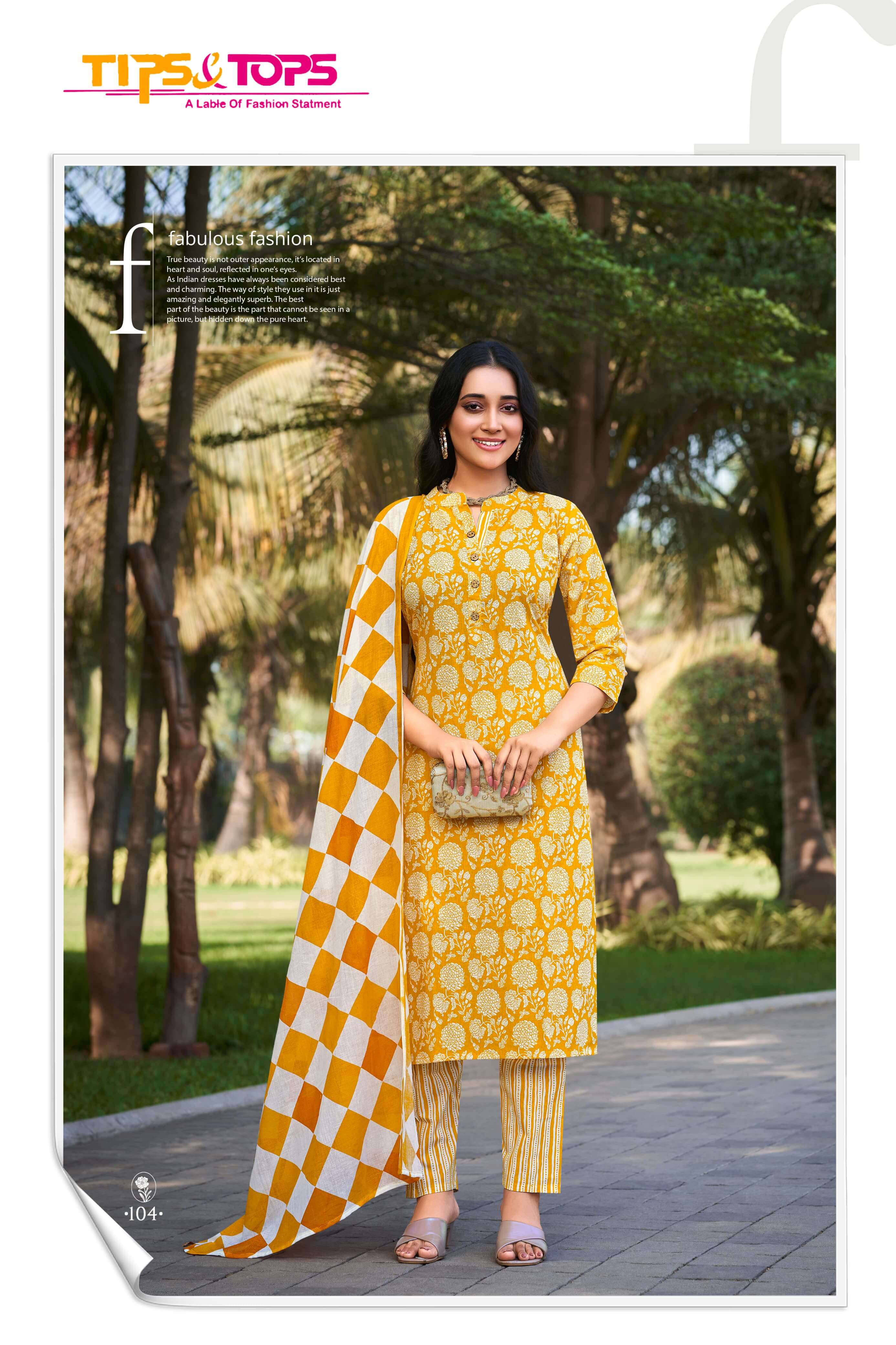 Tips Tops Summer Fashion Vol 5 Printed Salwar Kameez collection 6