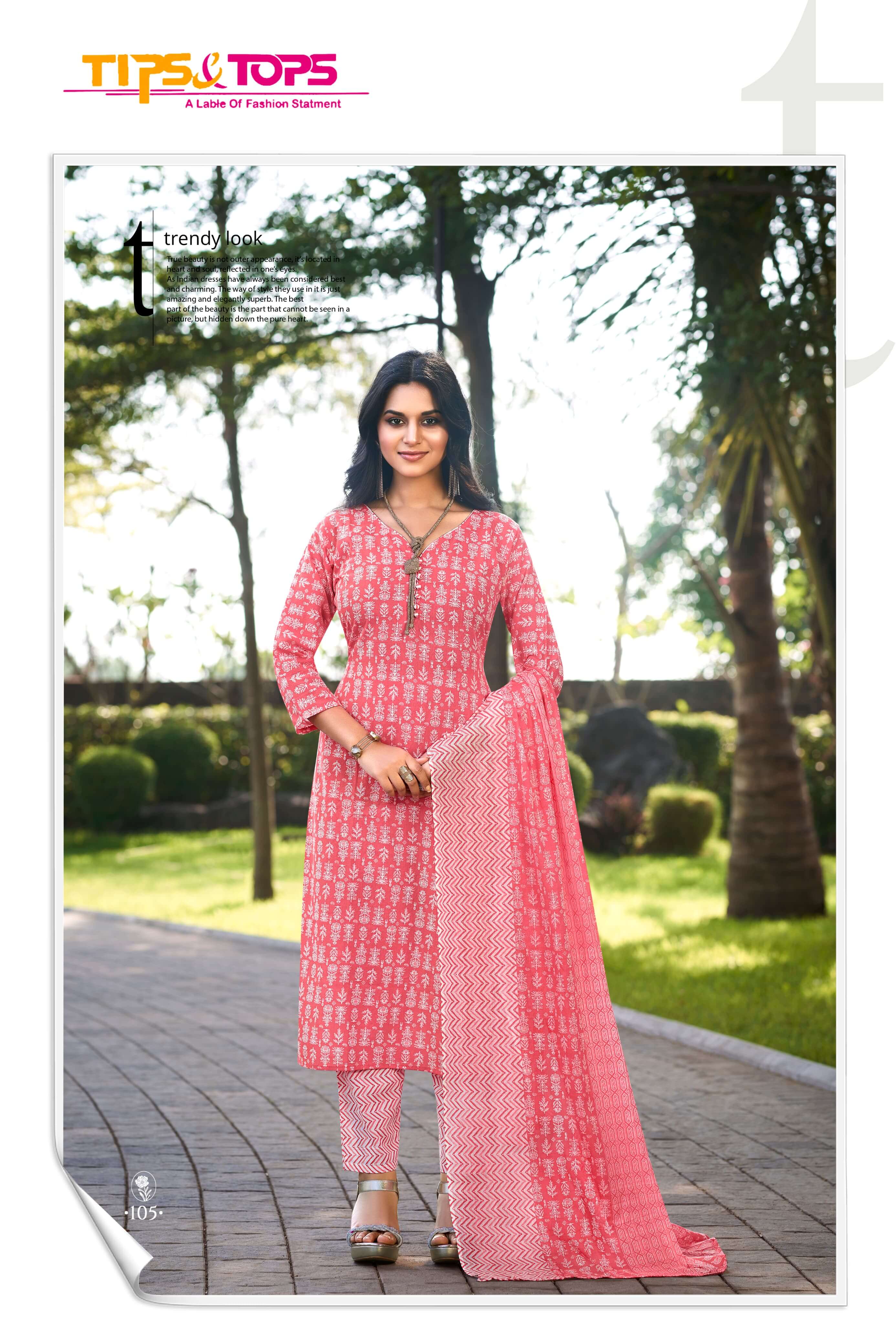 Tips Tops Summer Fashion Vol 5 Printed Salwar Kameez collection 5