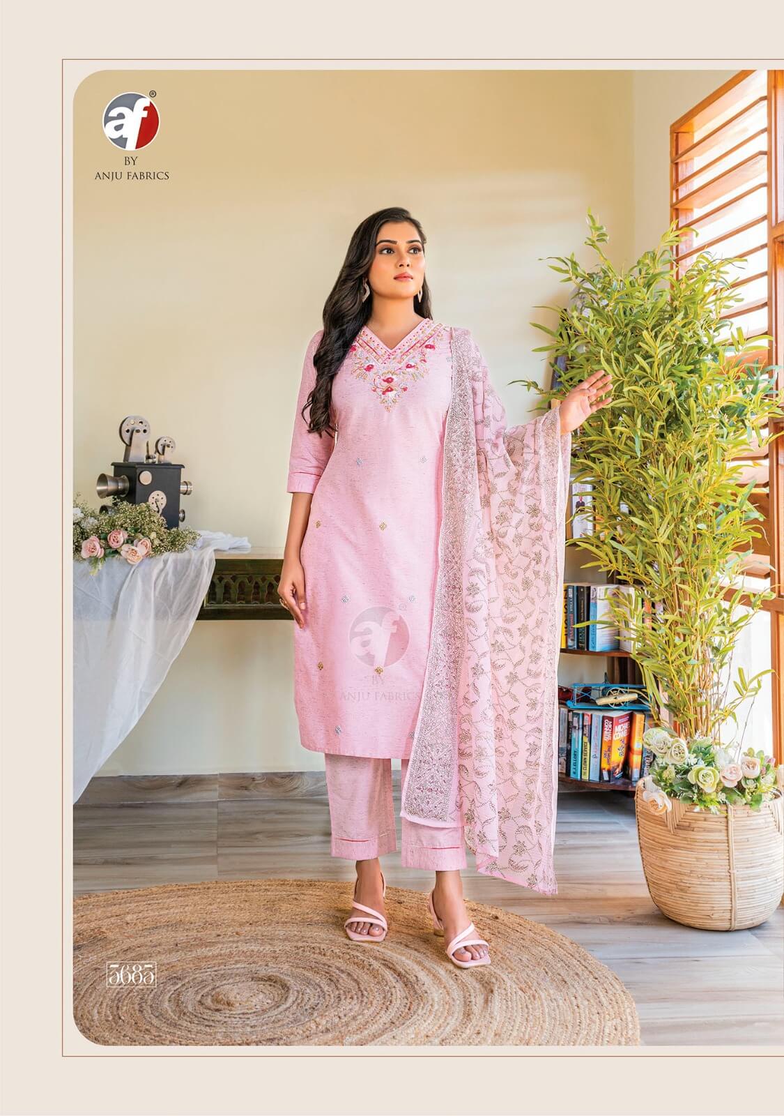 Anju Fabrics Cotton Crush Vol 3 Cotton Salwar Kameez collection 2