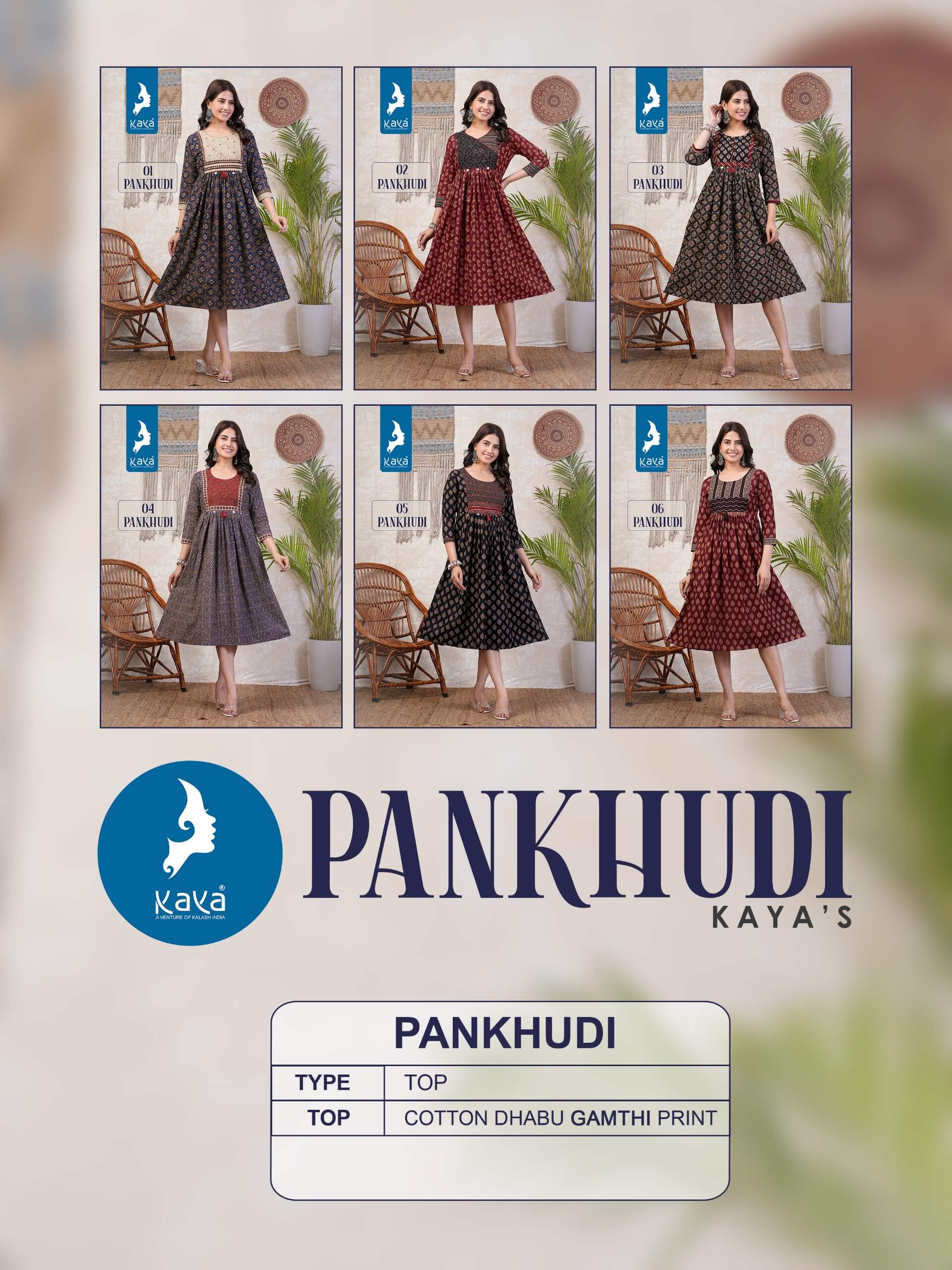 Kaya Kurti Pankhudi Cotton Kurtis Catalog collection 6