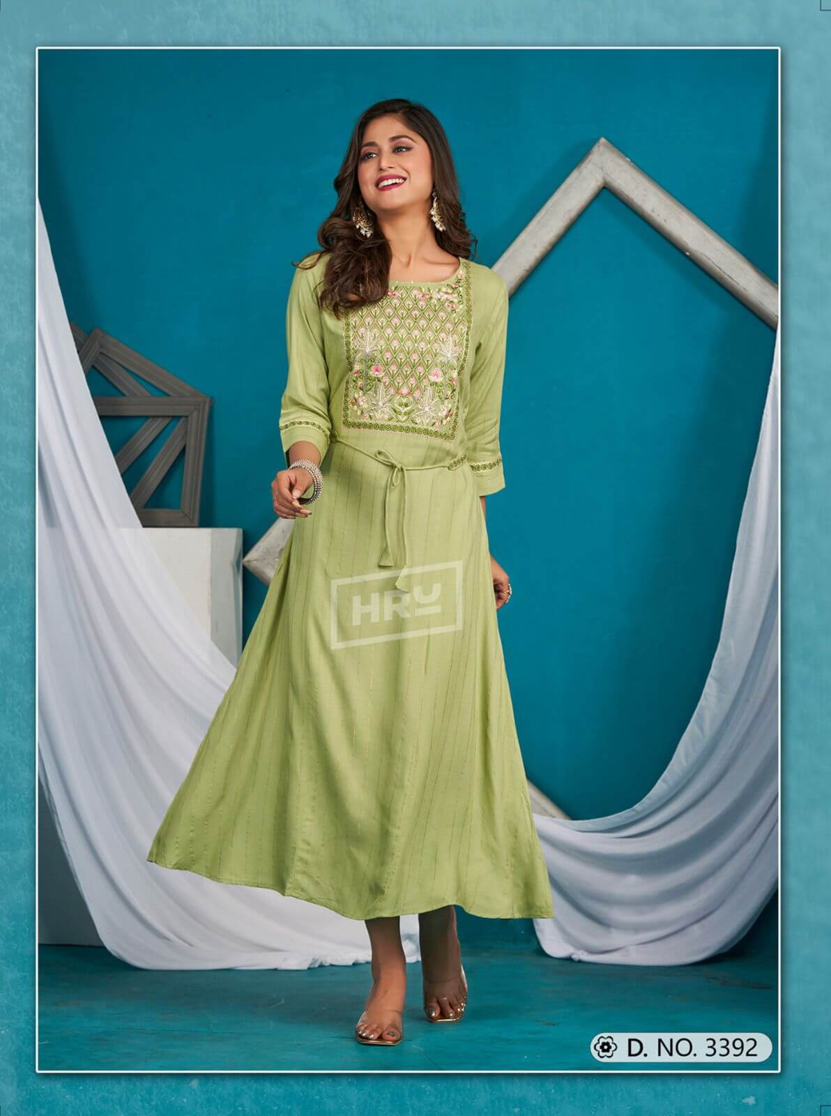 Hru India Glory Vol 26 Midi Casual Wear Kurti Catalog collection 1