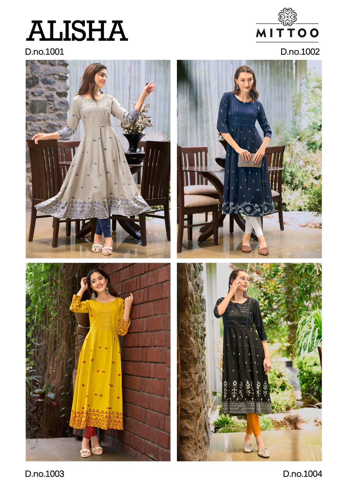 Mittoo Alisha Rayon Kurti Catalog collection 6