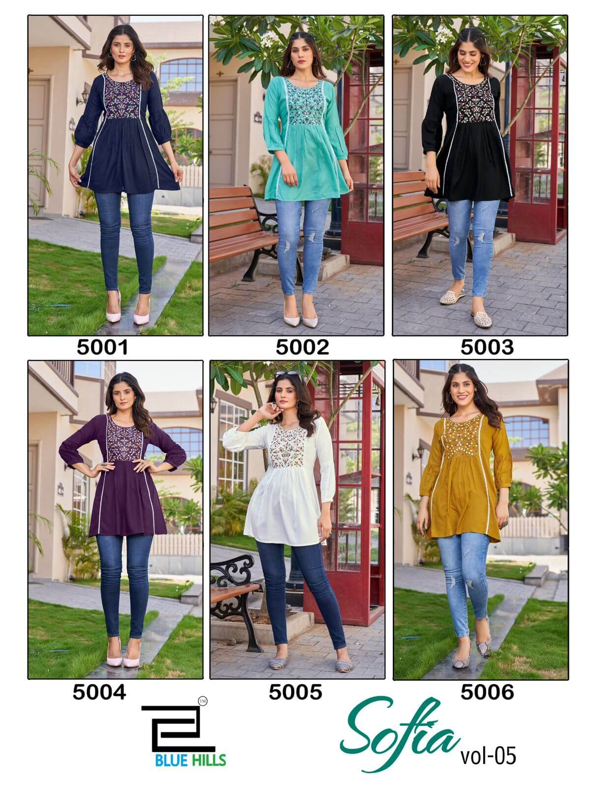 Blue Hills Sofia Vol 5 Ladies Tops Catalog collection 11