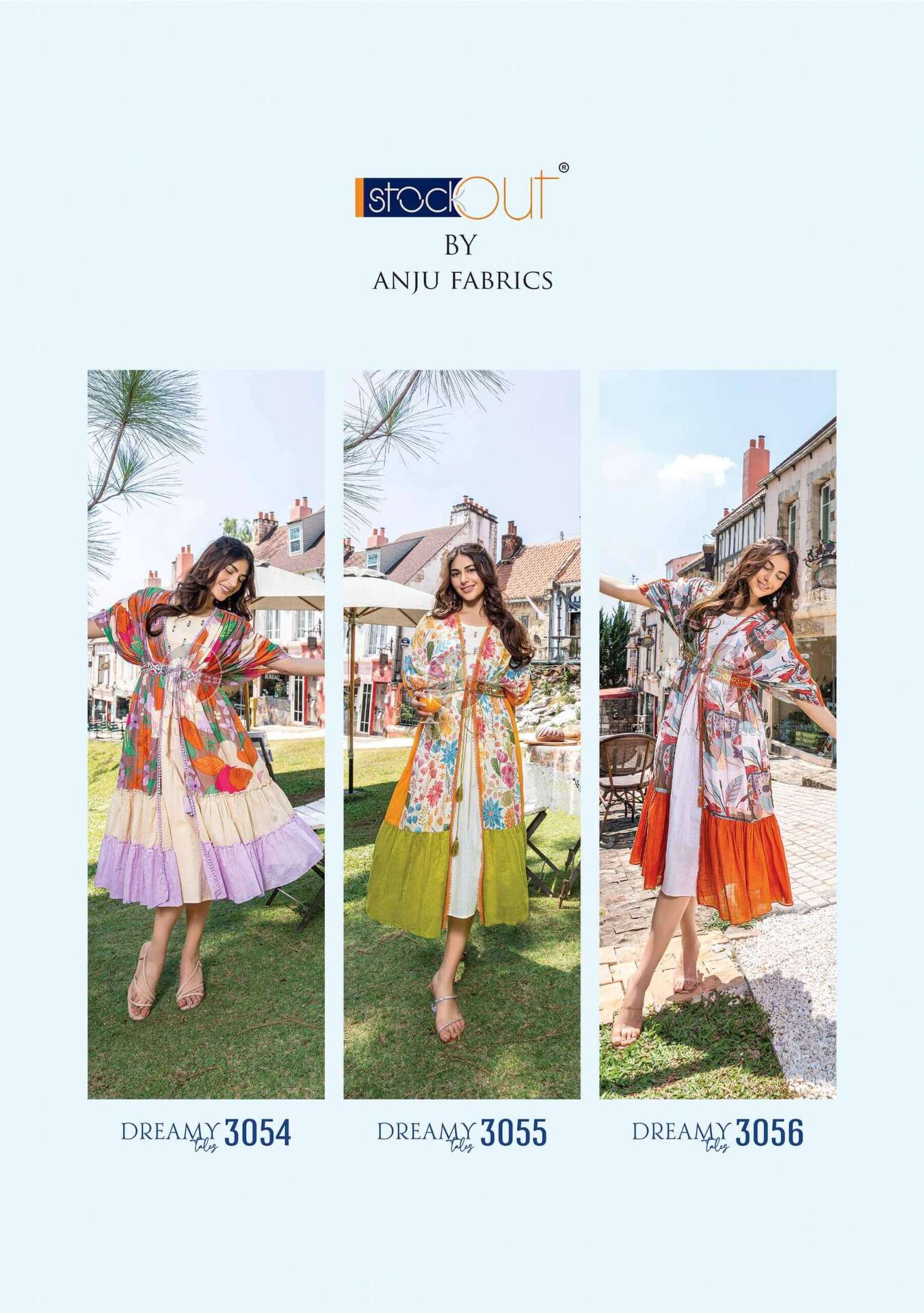 Anju Fabrics Dreamy Tales Western Wear Catalog collection 9