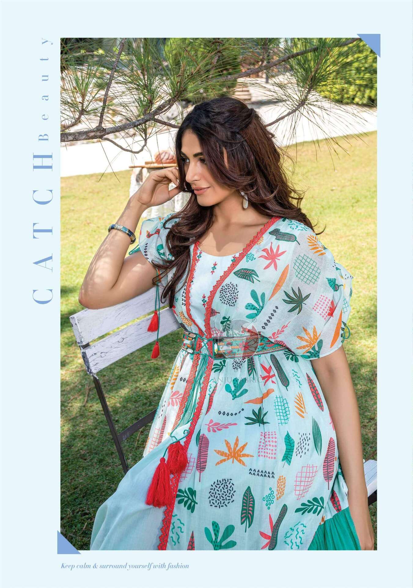 Anju Fabrics Dreamy Tales Western Wear Catalog collection 7