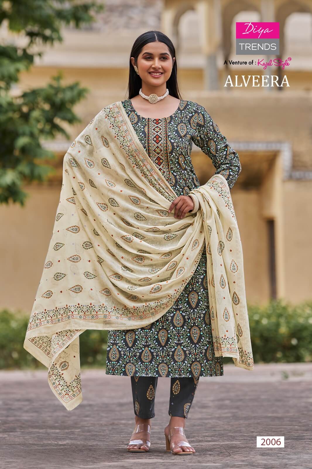 Diya Trends Alveera Printed Salwar Kameez Catalog collection 7