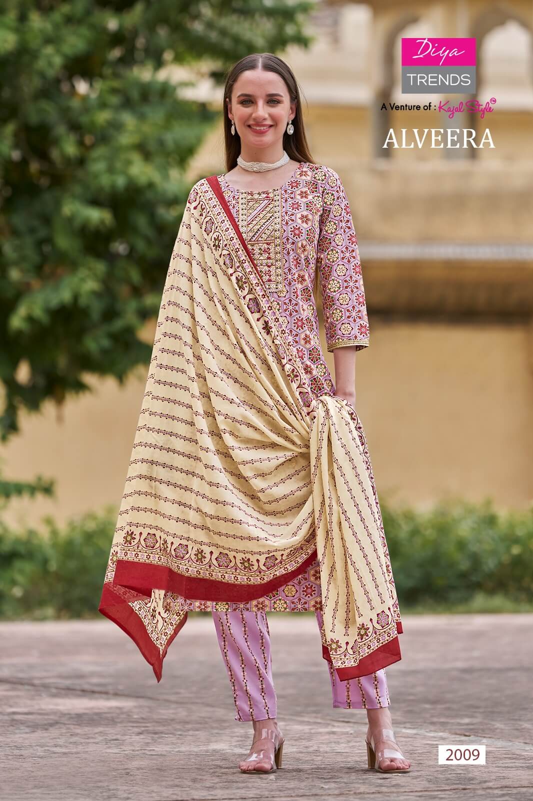 Diya Trends Alveera Printed Salwar Kameez Catalog collection 9