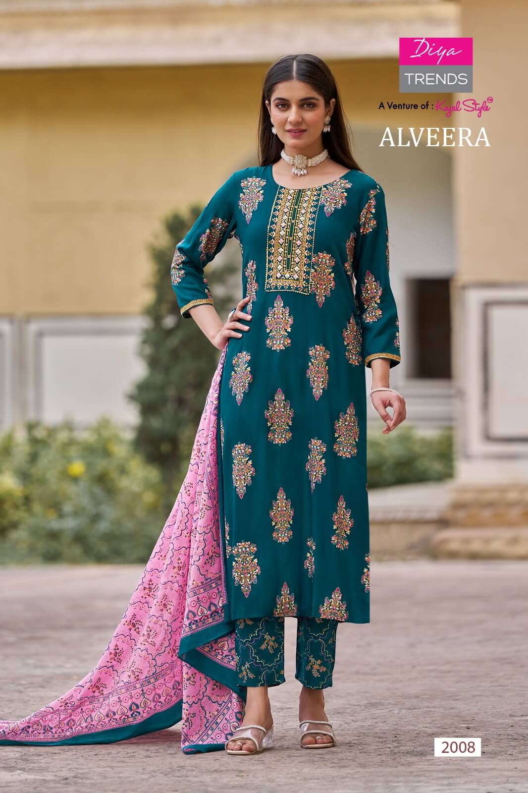 Diya Trends Alveera Printed Salwar Kameez Catalog collection 10