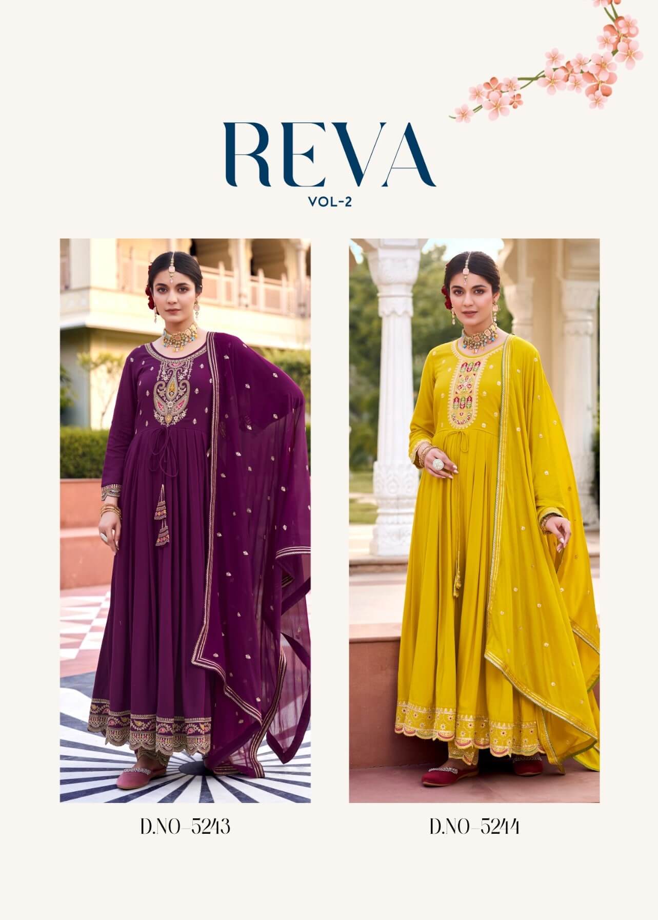 Rangoon Reva Vol 2 Anarkali Suits Catalog collection 2