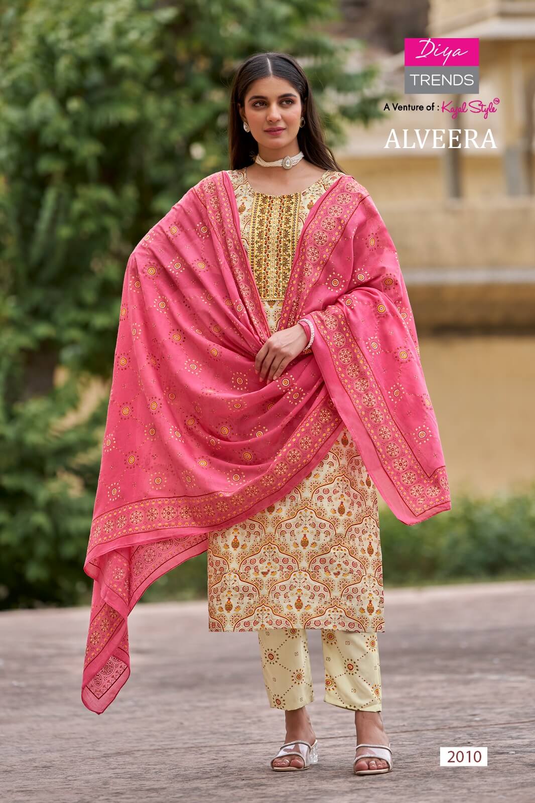 Diya Trends Alveera Printed Salwar Kameez Catalog collection 8