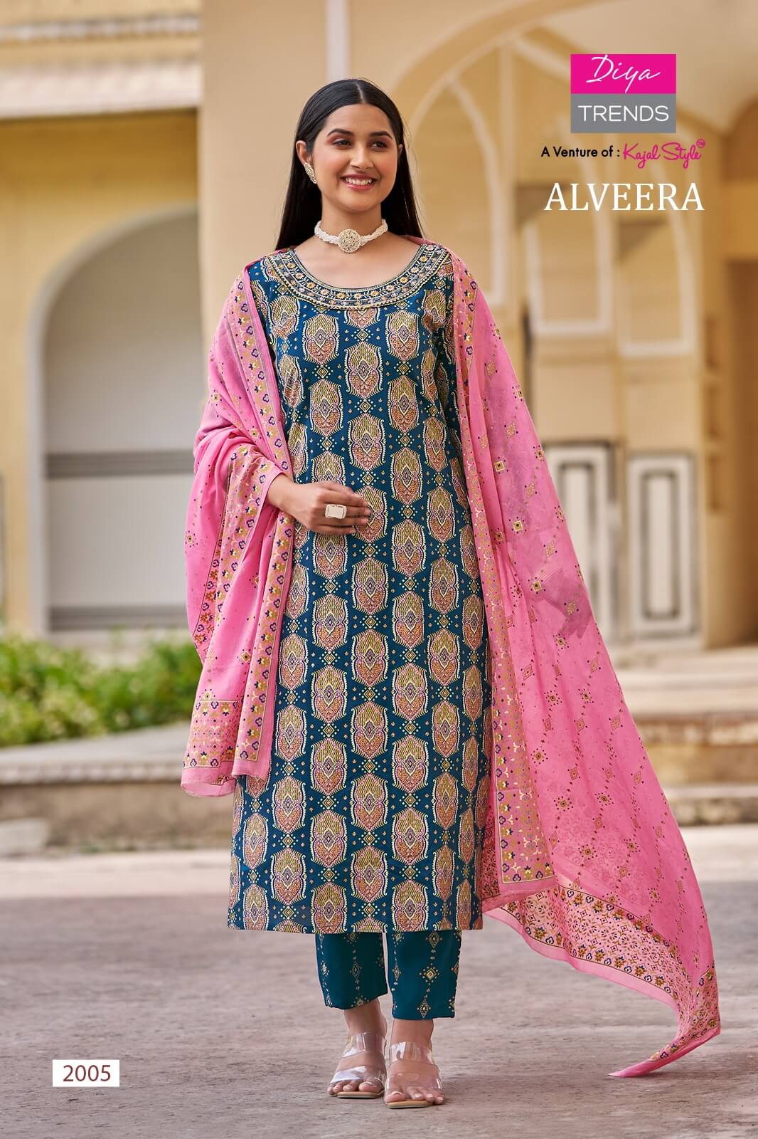 Diya Trends Alveera Printed Salwar Kameez Catalog collection 4