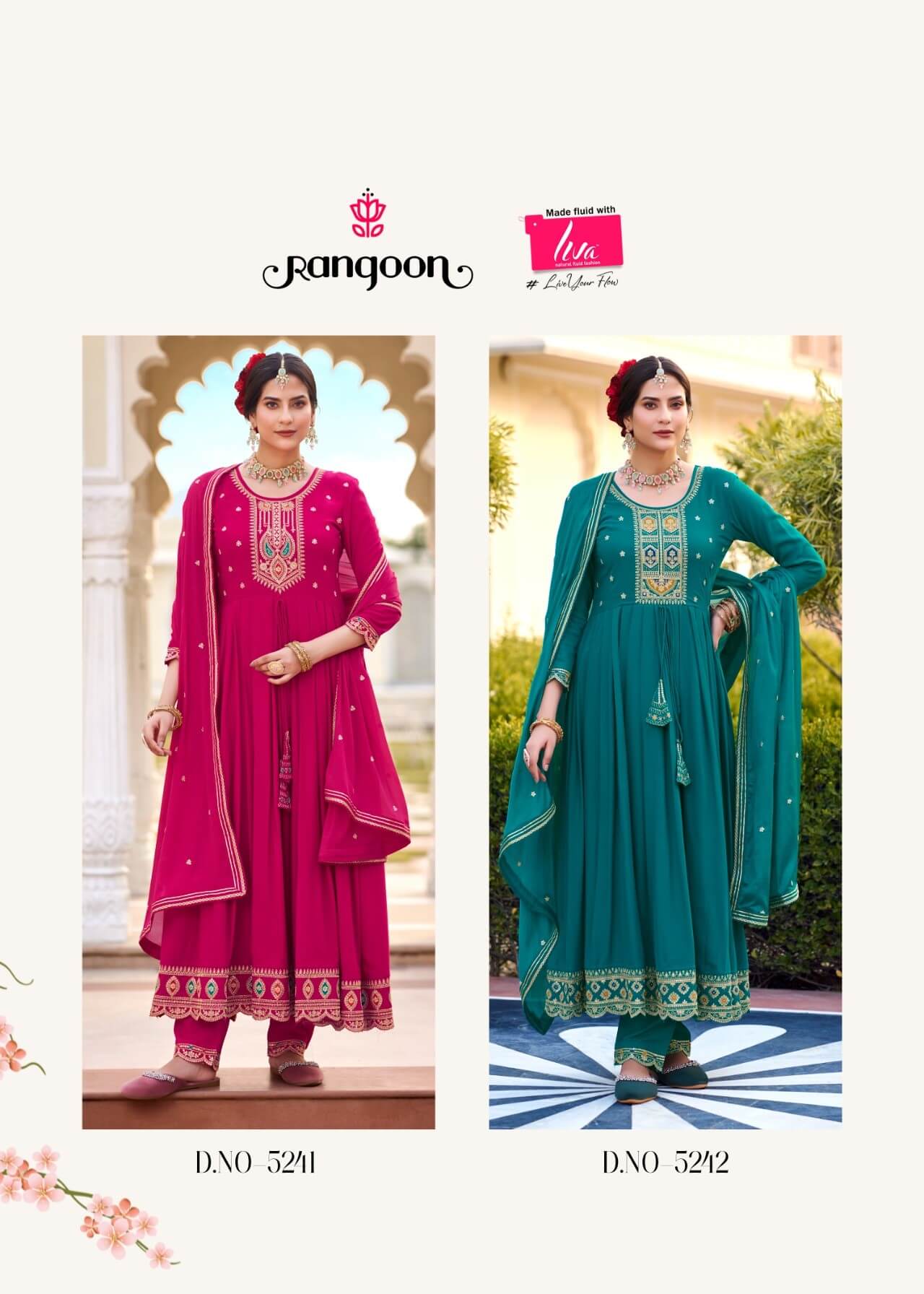 Rangoon Reva Vol 2 Anarkali Suits Catalog collection 3