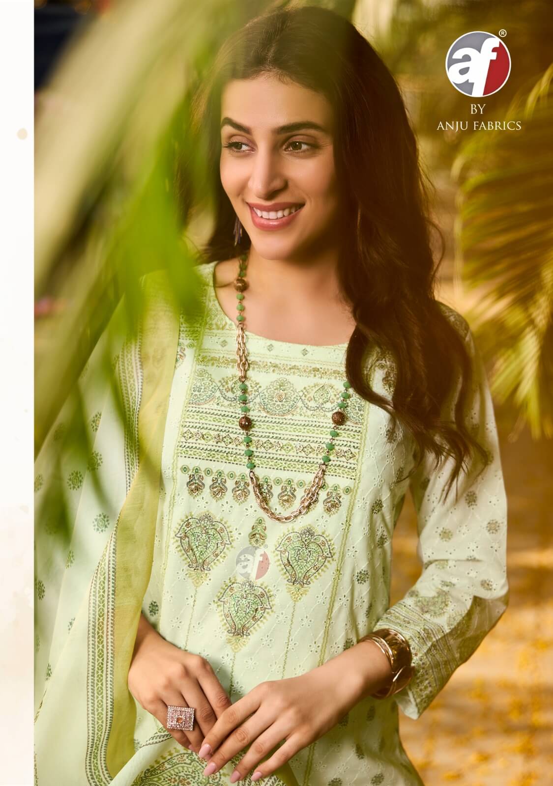 Anju Fabrics Flairs Vol 3 Printed Salwar Kameez Catalog collection 2