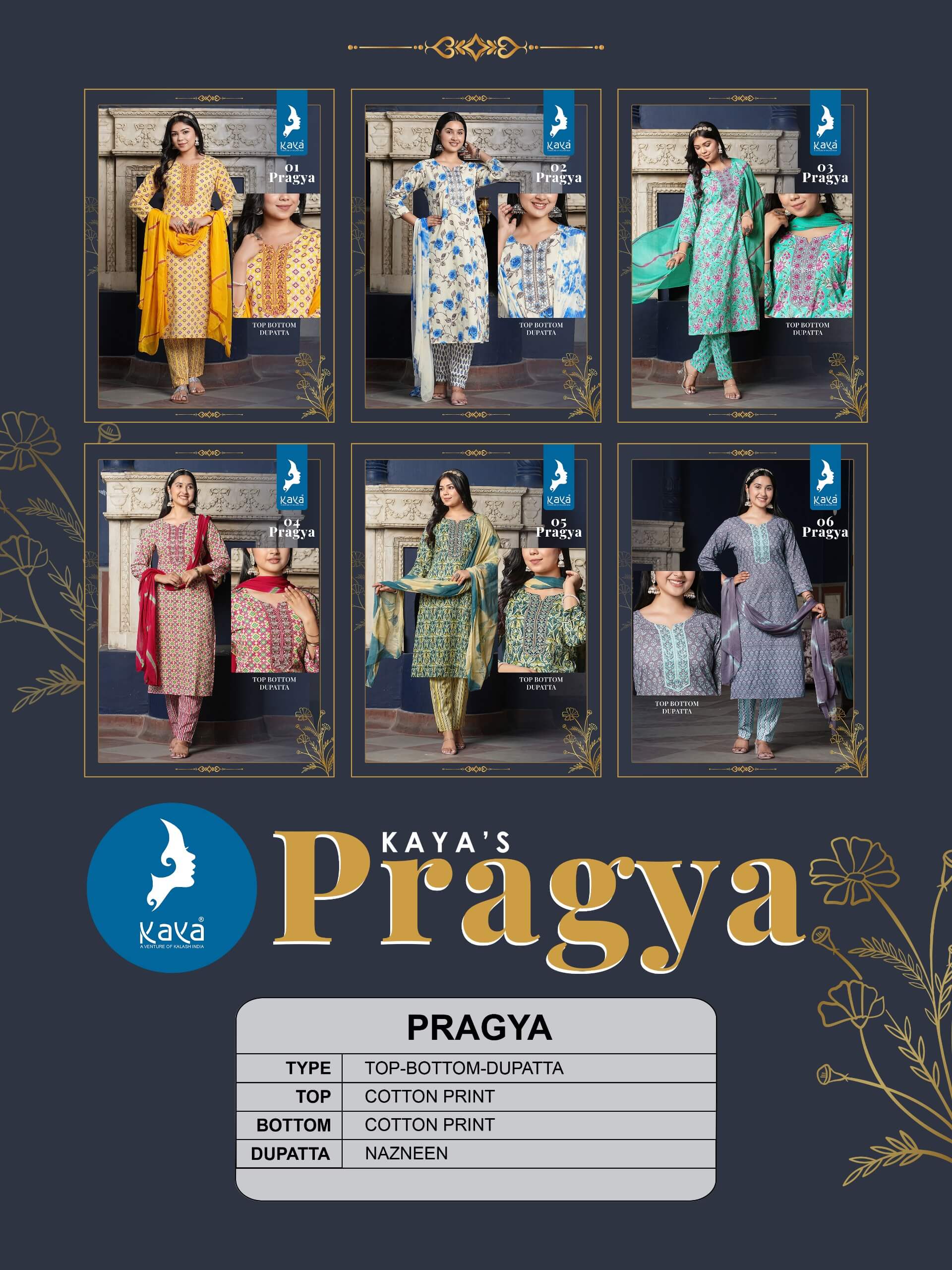 Kaya Kurti Pragya Cotton Salwar Kameez Catalog collection 2