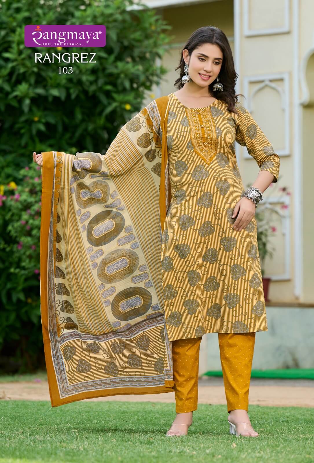 Rangmaya Rangrez Cotton Salwar Kameez  Catalog collection 10