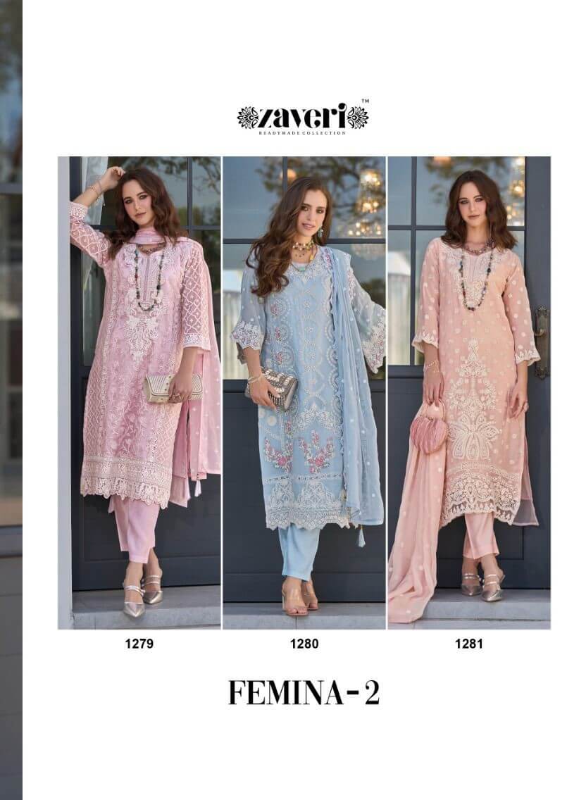 Zaveri Femina Vol 2  Readymade Dress Catalog collection 2