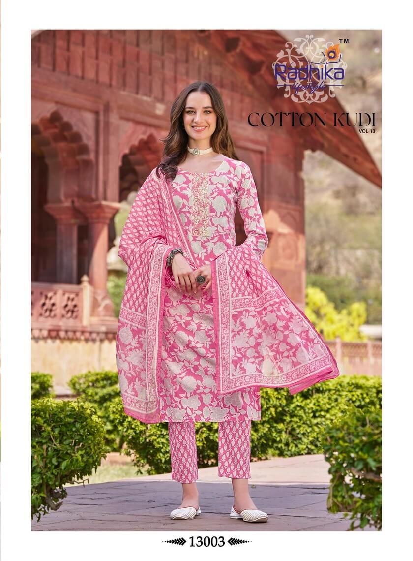 Radhika Lifestyle Cotton Kudi Cotton Salwar Kameez Catalog collection 9
