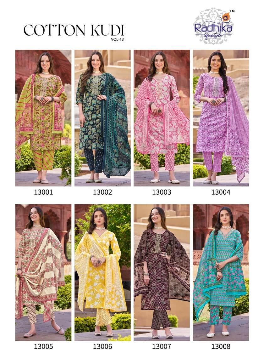 Radhika Lifestyle Cotton Kudi Cotton Salwar Kameez Catalog collection 1
