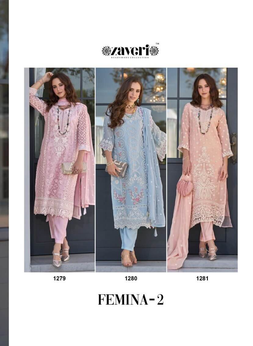 Zaveri Femina Vol 2  Readymade Dress Catalog collection 5