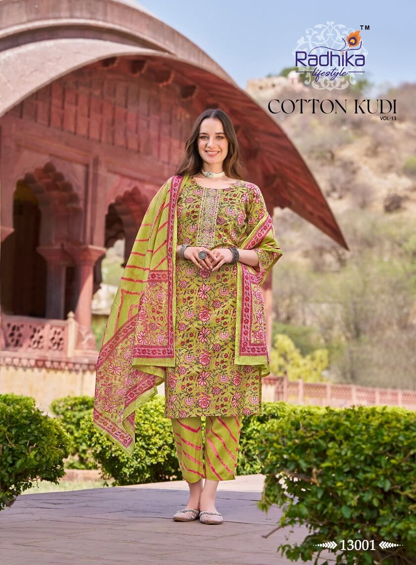 Radhika Lifestyle Cotton Kudi Cotton Salwar Kameez Catalog collection 5