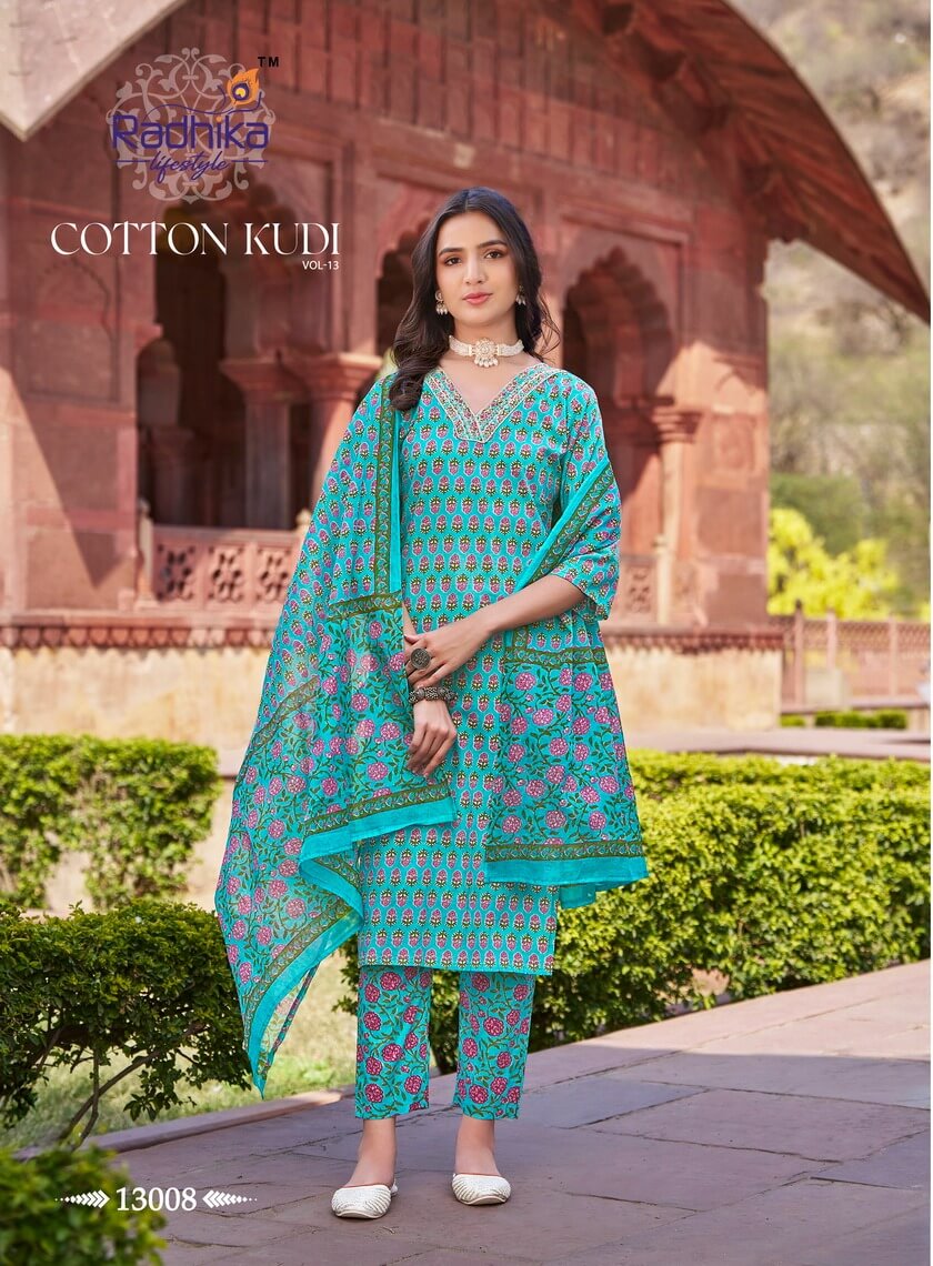 Radhika Lifestyle Cotton Kudi Cotton Salwar Kameez Catalog collection 4