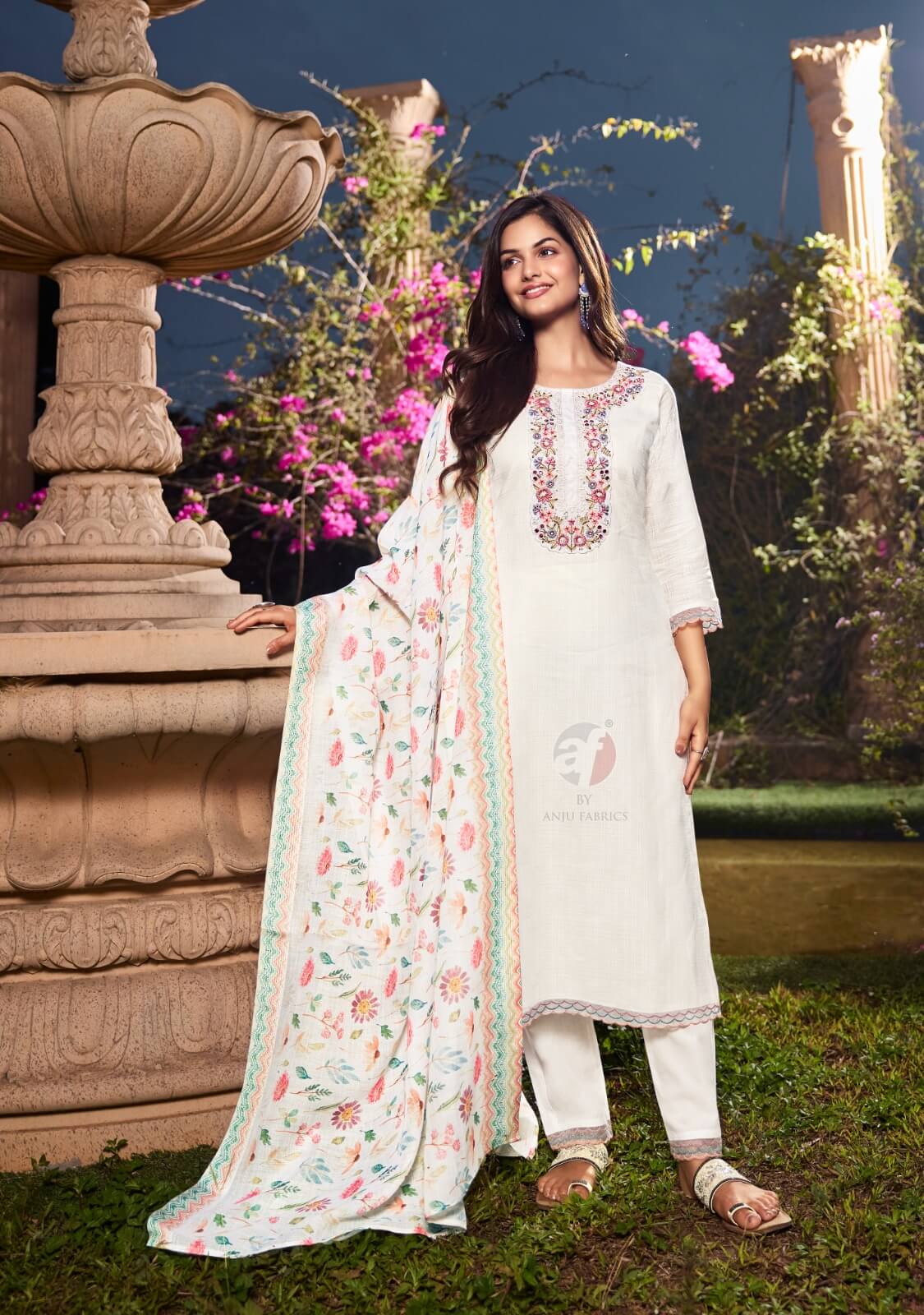 Anju Fabrics Patterns Vol 3 Cotton Salwar Kameez  Catalog collection 1